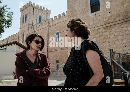 Beit Jamal ist ein katholisches Kloster der Salesianer Mönche in der Nähe von Beit Shemesh, Israel. Die Website ist mit der byzantinischen Stadt Caphargamala identifiziert oder Stockfoto