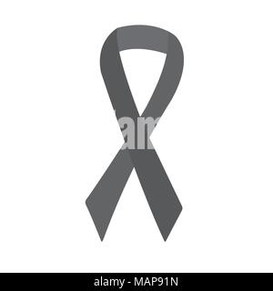 Ribbon cartoon Symbol. Isolierte Vector Illustration auf weißem Hintergrund. Stock Vektor