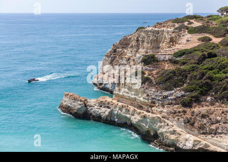 Juwel im Meer - Algarve, Portugal Stockfoto