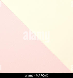 Gelb und Pink blush zwei getönten Papier Hintergrund Bildtextur für Kopieren oder Text Overlay Stockfoto