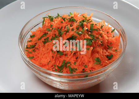 Salat aus Karotte Stockfoto