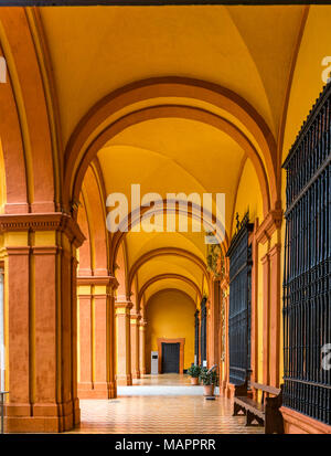 Innerhalb der Real Alcázar von Sevilla (Reales Alcázares de Sevilla) eine Mudejar königlichen Palast im Zentrum der spanischen Stadt Sevilla, Adalusia, Spanien Stockfoto