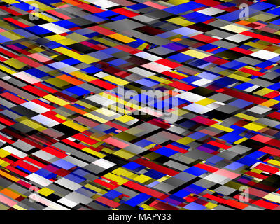 Zusammenfassung Hintergrund, modernen und dynamischen bunte Multilayer engineering Netzwerk Stockfoto