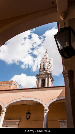 Museo Regional de Historia, die dem regionalen Museum für Geschichte, Aguascalientes, Mexiko übersetzt Stockfoto