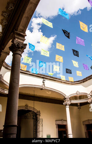 Museo Regional de Historia, die dem regionalen Museum für Geschichte, Aguascalientes, Mexiko übersetzt Stockfoto