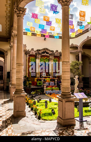 Museo Regional de Historia, die dem regionalen Museum für Geschichte, Aguascalientes, Mexiko übersetzt Stockfoto