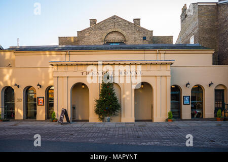 Das Theatre Royal, einzige überlebende Regency Theater im Land, Westgate Street, Bury St. Edmunds, Suffolk, England, Vereinigtes Königreich, Europa Stockfoto