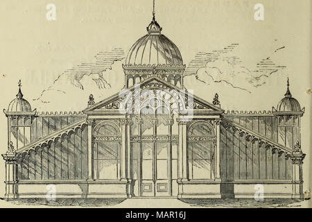 "Amtsblatt der Royal Horticultural Society London" (1866) Stockfoto