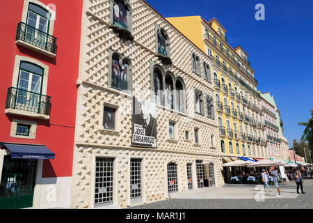 Jose Saramago Museum im Casa Dos Bicos, Alfama, Lissabon, Portugal, Europa Stockfoto