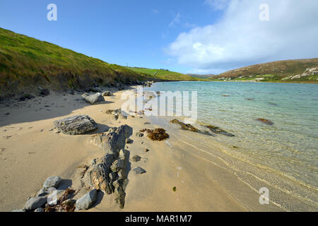 Sandige Bucht in der Nähe von Crookhaven, wilden Atlantik, Mizen Halbinsel, County Cork, Munster, Republik Irland, Europa Stockfoto