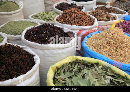 Spice Market, Souk, Mellah (altes Jüdisches Viertel), Marrakesch (Marrakesch), Marokko, Nordafrika, Afrika Stockfoto