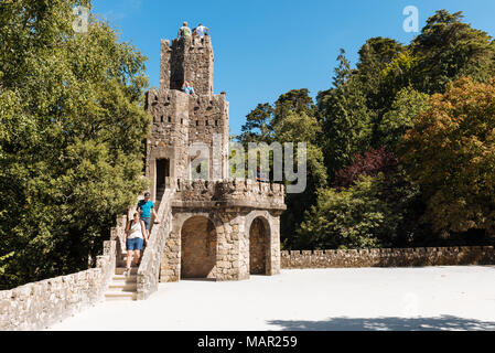 Quinta da Regaleira, Weltkulturerbe der UNESCO, Sintra, Portugal, Europa Stockfoto