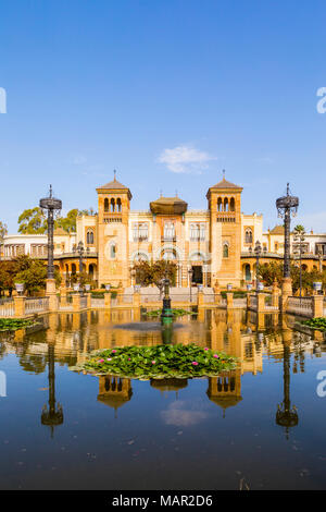 Museum für Volkskunst und Traditionen in Maria Luisa Park, Sevilla, Andalusien, Spanien, Europa Stockfoto