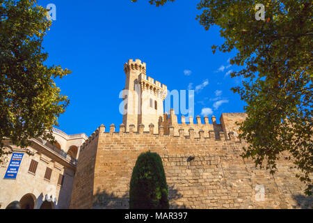 Almudaina Palast Wände, Palma de Mallorca, Mallorca (Mallorca), Balearen, Spanien, Europa Stockfoto