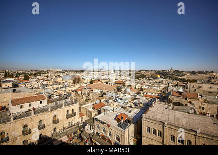 Bilder von Gebäuden rund um jerusalem israel Stockfoto