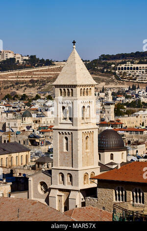 Bilder von Gebäuden rund um jerusalem israel Stockfoto