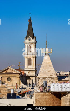 Bilder von Gebäuden rund um jerusalem israel Stockfoto