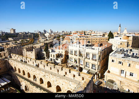 Bilder von Gebäuden rund um jerusalem israel Stockfoto