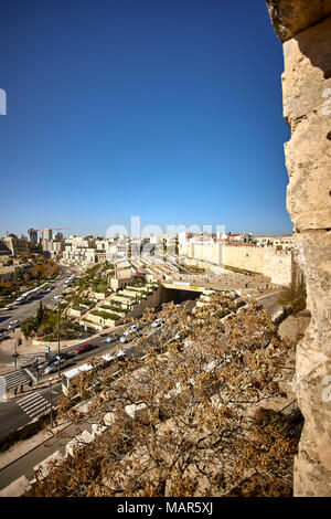 Bilder von Gebäuden rund um jerusalem israel Stockfoto