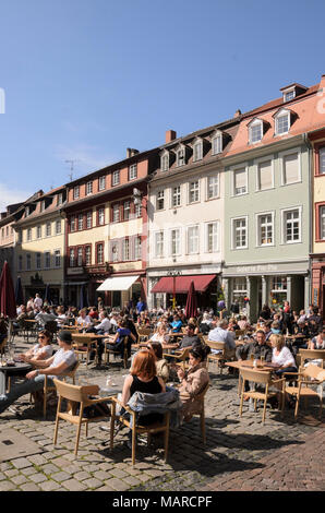 Marktplatz, Heidelberg, Baden-Württemberg, Deutschland Stockfoto