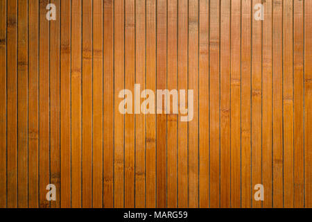 Bambus Struktur Wand Hintergrund der Ansicht von oben Stockfoto