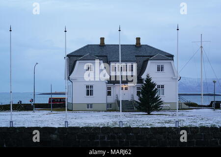 Hofdi Haus, Reykjavik Stockfoto