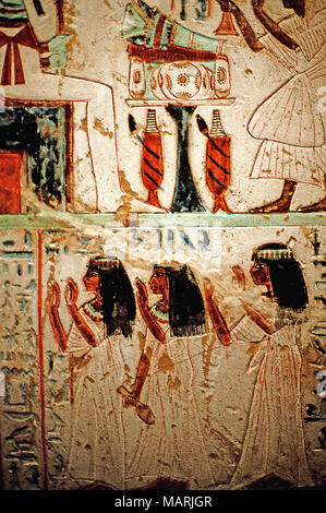 Wandplatte der Stele von Hatiay, Alexandria National Museum, Ägypten Stockfoto