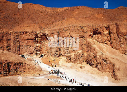 Tal der Könige, Luxor, Ägypten Stockfoto