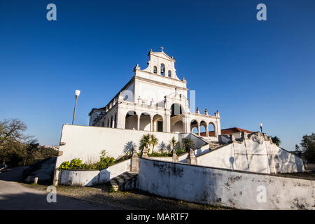 Leiria, Portugal. Das Santuario de Nossa Senhora da encarnacao (Heiligtum Unserer Lieben Frau von der Menschwerdung) Stockfoto