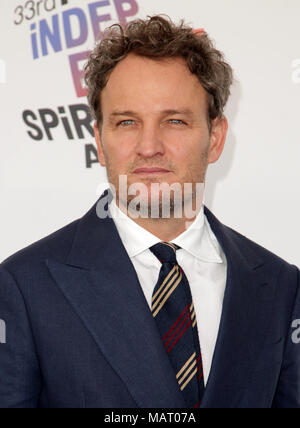 Berühmtheiten besuchen 2018 Film Independent Spirit Awards - Ankunft mit: Jason Clarke Wo: Los Angeles, Kalifornien, Vereinigte Staaten, wenn: 03 März 2018 Quelle: Brian/WENN.com Stockfoto