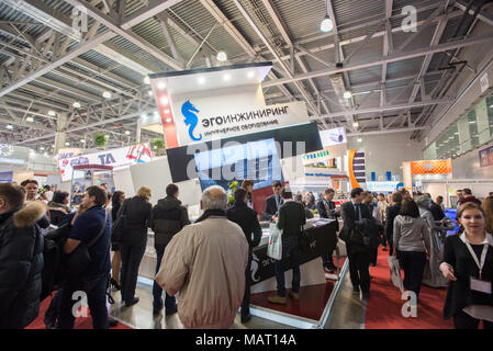 Aqua-Therm Moskau 2014 Ausstellung, 05-02-2014, Moskau, Russland Stockfoto