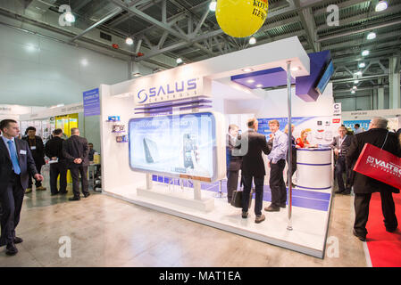 Aqua-Therm Moskau 2014 Ausstellung, 05-02-2014, Moskau, Russland Stockfoto