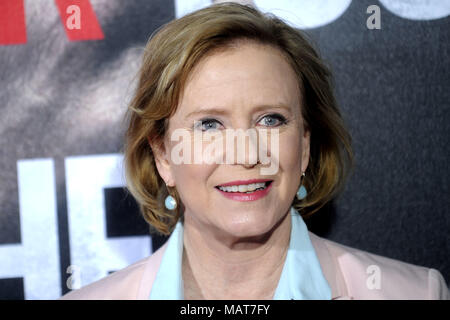 Eve Plumb an der 'ruhig' Premiere auf AMC Lincoln Square am 2. April 2018 in New York City. | Verwendung weltweit Stockfoto