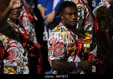 Queensland. Australien. 4 Apr, 2018. . Eröffnungsfeier. XXI Commonwealth Games. Carrara Stadion. Gold Coast 2018. Queensland. Australien. 04.04.2018. Credit: Sport in Bildern/Alamy leben Nachrichten Stockfoto