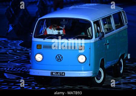 Queensland. Australien. 4 Apr, 2018. . Eröffnungsfeier. XXI Commonwealth Games. Carrara Stadion. Gold Coast 2018. Queensland. Australien. 04.04.2018. Credit: Sport in Bildern/Alamy leben Nachrichten Stockfoto