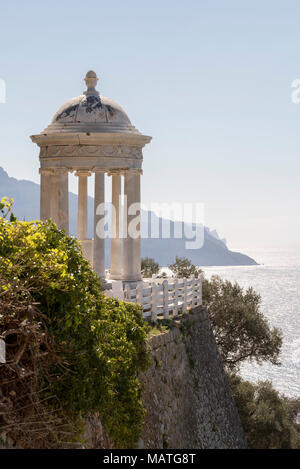 Mallorca, Finca Son Marriog bei Valldemossa, Marmorpavillon Stockfoto