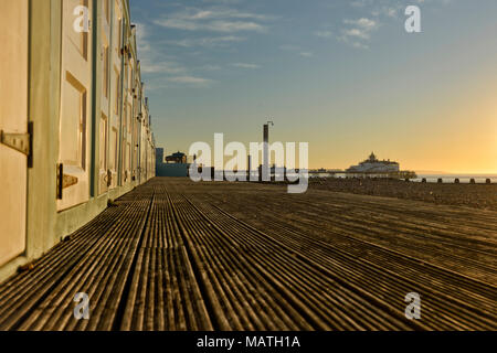 Der Pier von Eastbourne, East Sussex, England, Großbritannien Stockfoto