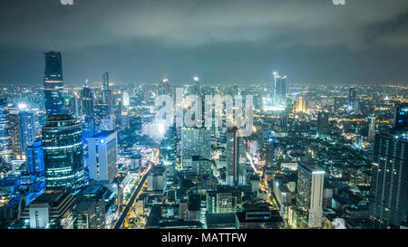 Bangkok Metropole drone Foto Stockfoto