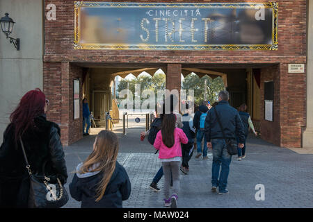 Rom. Vergnügungspark Cinecittà Welt, Castel Romano. Italien. Stockfoto