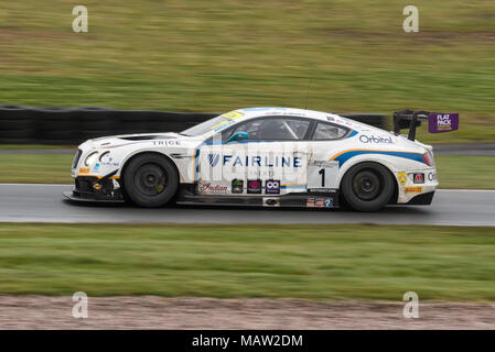 Runde 1 der britischen GT-Meisterschaft 2018 in Oulton Park, Cheshire Vereinigtes Königreich Stockfoto