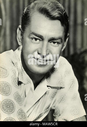 Porträt der amerikanischen Schauspieler Alan Ladd Stockfoto