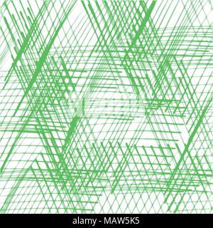 Grüne aquarell Dreieck grid Hintergrund Muster, Vector Illustration Stock Vektor