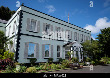 Plantation House, die offizielle Residenz des Gouverneurs von St. Helena. Stockfoto