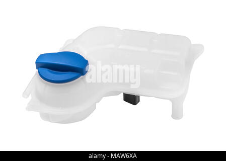 Frostschutzmittel Tank isoliert. Stockfoto