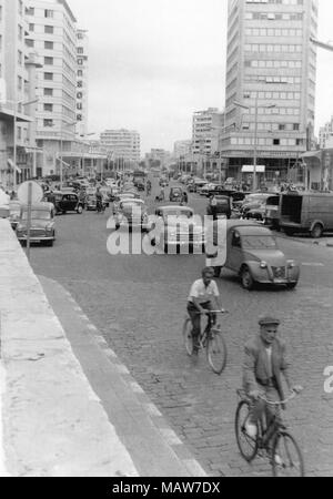 Hotel de France, Casablanca, Marokko. Aus der fotografischen Tagebuch eines jungen französischen Soldaten in Marokko Auszug Stockfoto