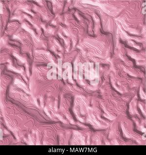 Rosa 3D-wave Struktur Hintergrundmuster, Vector Illustration Stock Vektor