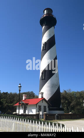 Tybee Island Lighthouse (1736) in der Nähe von Savannah, Georgia, USA Stockfoto