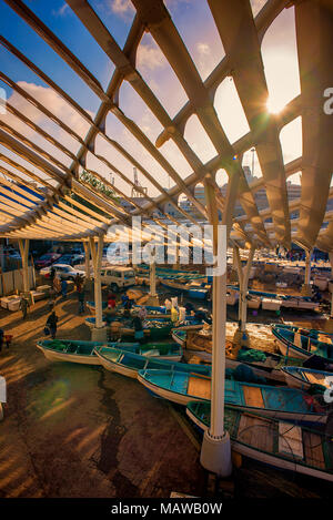 Muttrah Fischmarkt, Muscat, Oman Stockfoto
