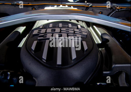 2013 Ford Mustang Boss 302 American Sports Muscle Car Stockfoto