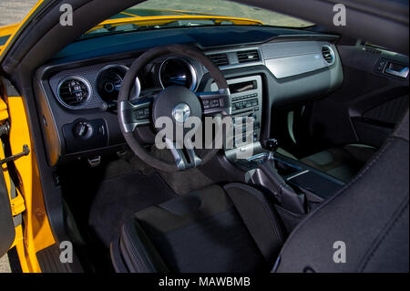 2013 Ford Mustang Boss 302 American Sports Muscle Car Stockfoto